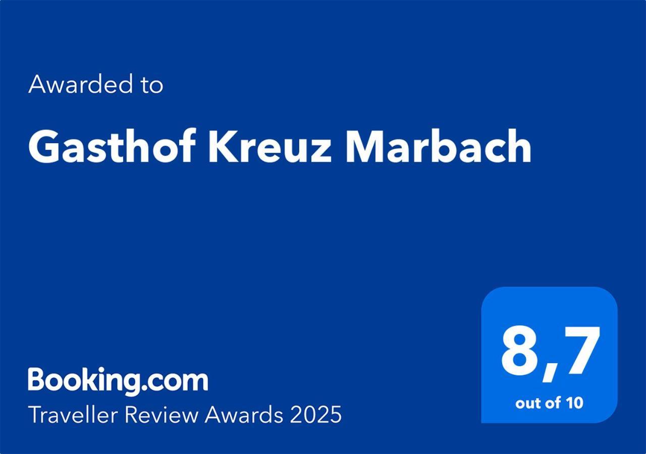 Gasthof Kreuz Marbach מראה חיצוני תמונה